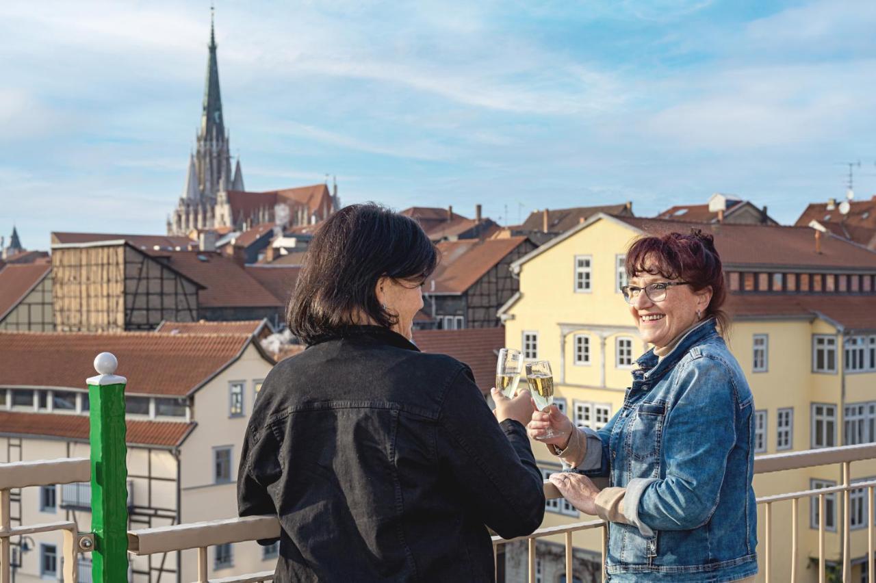 Hotel Muehlhaeuser Hof Und Stadtmauer Mühlhausen Exteriér fotografie