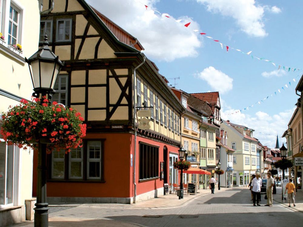 Hotel Muehlhaeuser Hof Und Stadtmauer Mühlhausen Exteriér fotografie