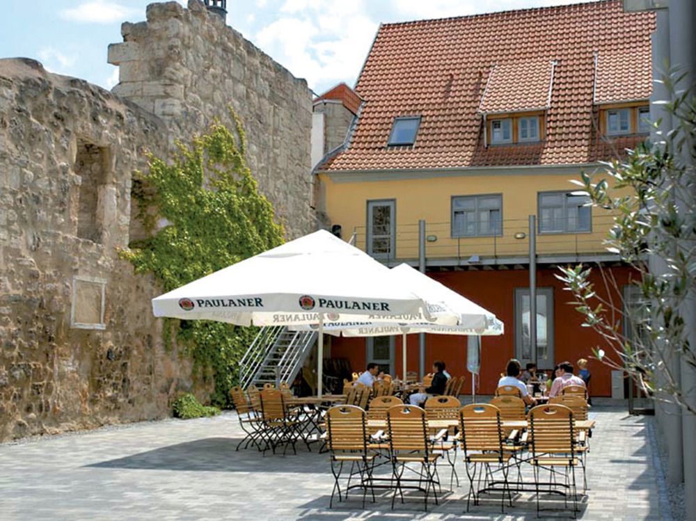 Hotel Muehlhaeuser Hof Und Stadtmauer Mühlhausen Exteriér fotografie