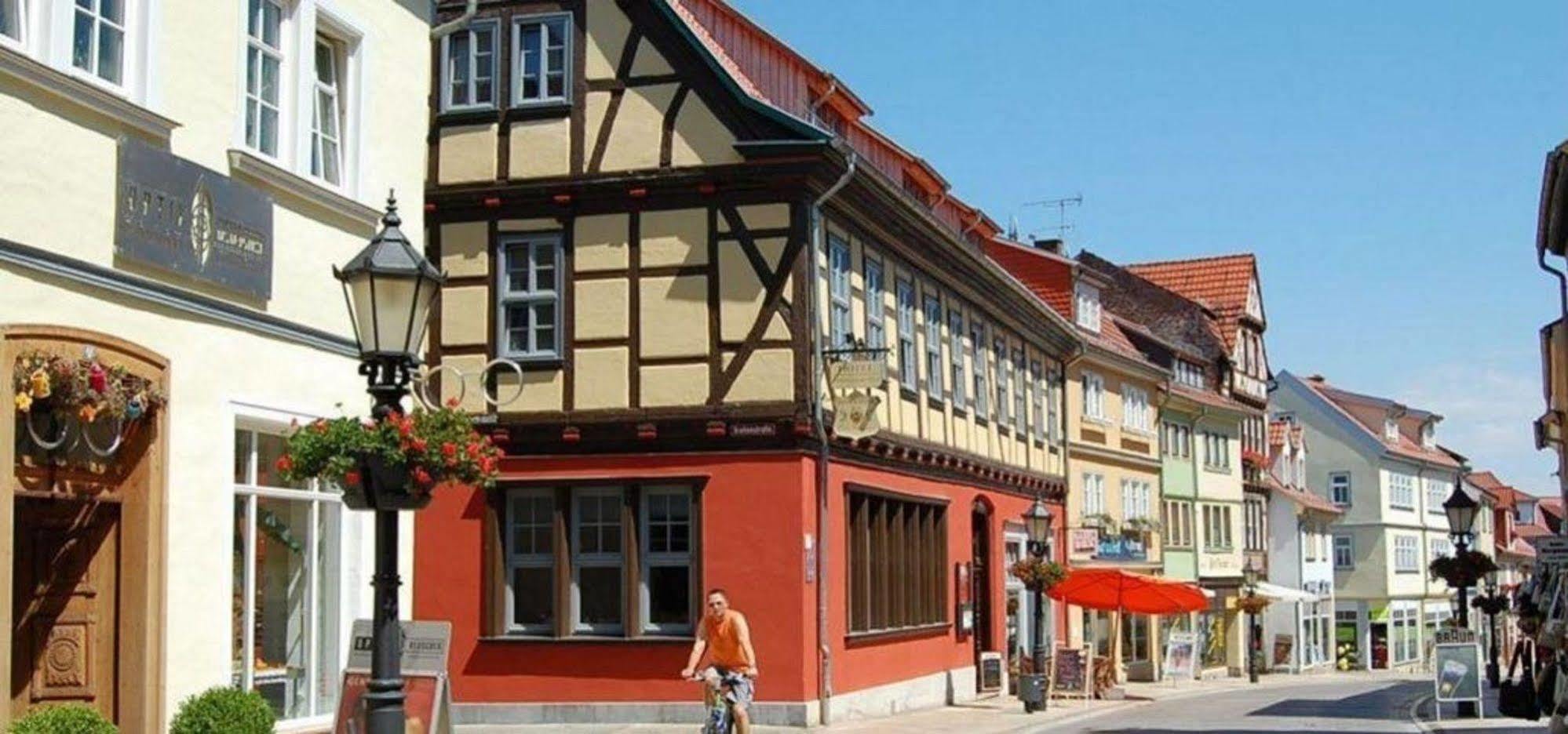 Hotel Muehlhaeuser Hof Und Stadtmauer Mühlhausen Exteriér fotografie